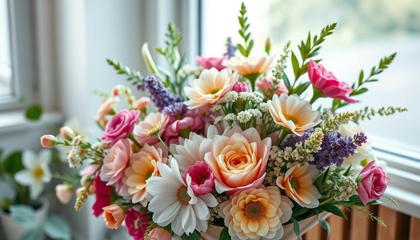 Seasonal flower arrangements